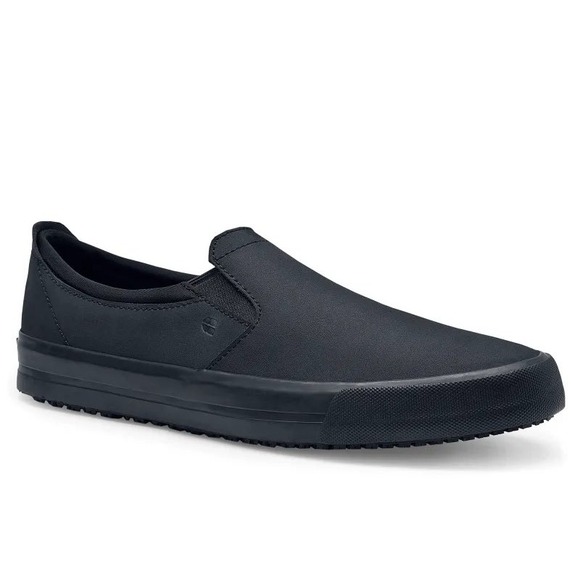 Shoes For Crews Other - Shoes For Crews Ollie II Black Leather Slip On SR Work Shoes 34257 M-5 W-6.5 NEW